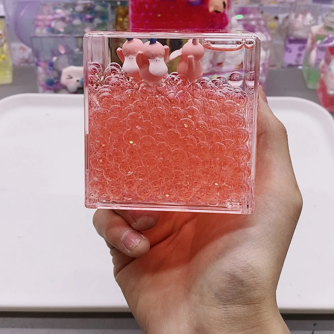 有机玻璃7×7大方流沙瓶