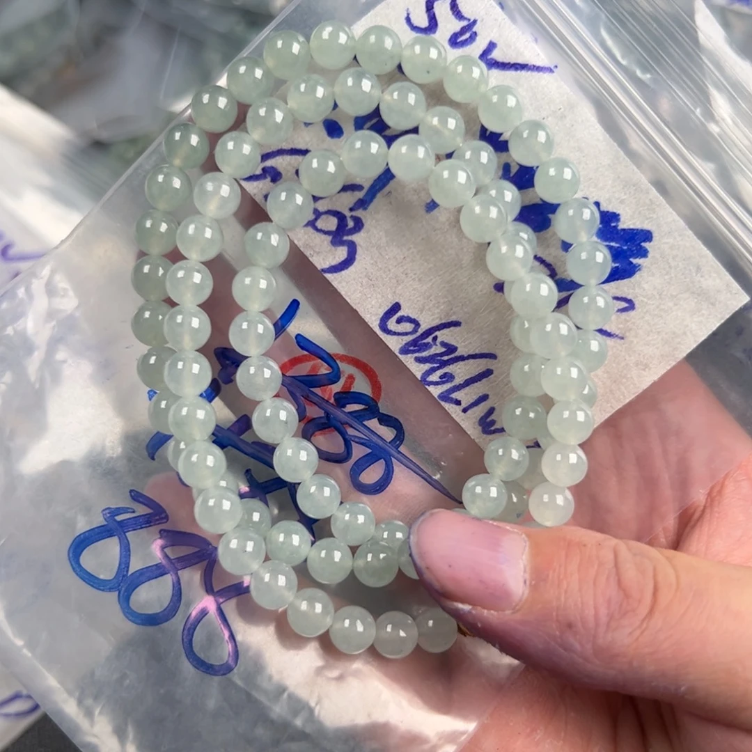 @***糖未镶嵌手链翡翠 天然a货翡翠