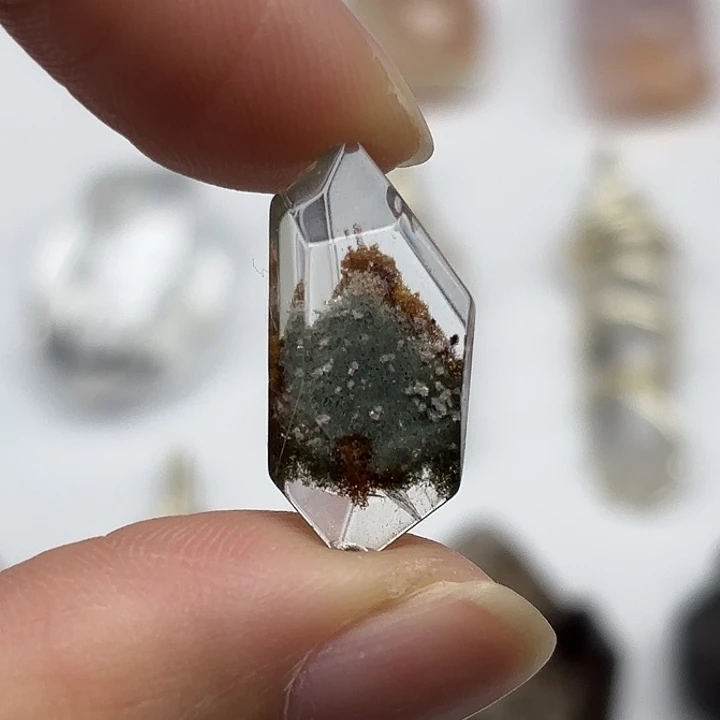 水晶未镶嵌颈饰幽灵水晶22mm