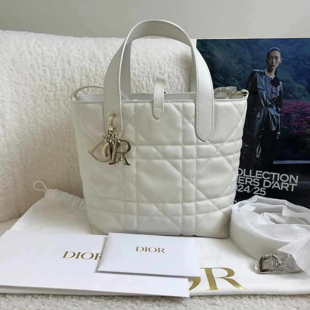 99新 DIOR/迪奥 白色竖版土著小号/73514846 /12期/代卖服务