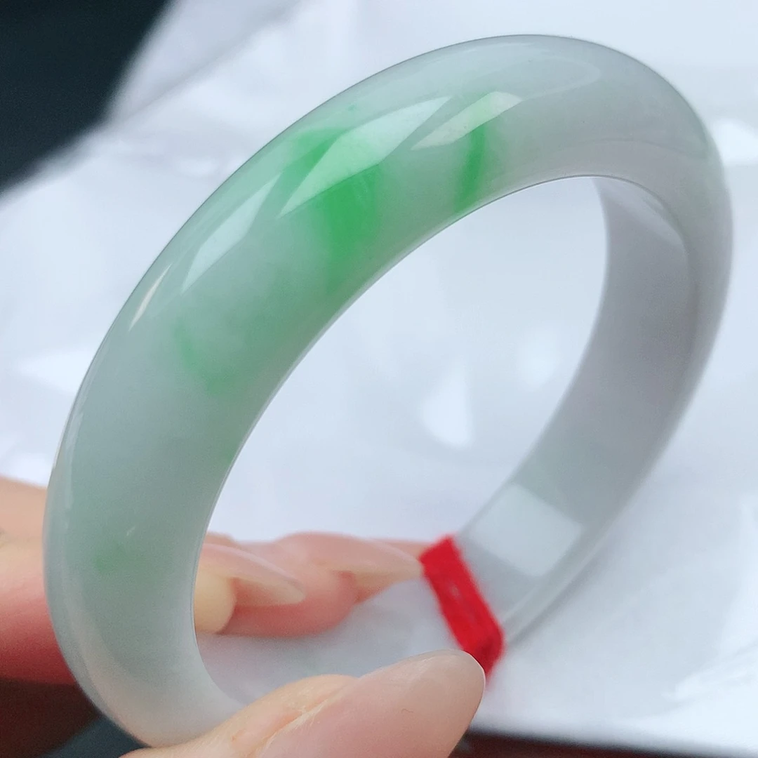 翡翠手镯未镶嵌55圈口882446