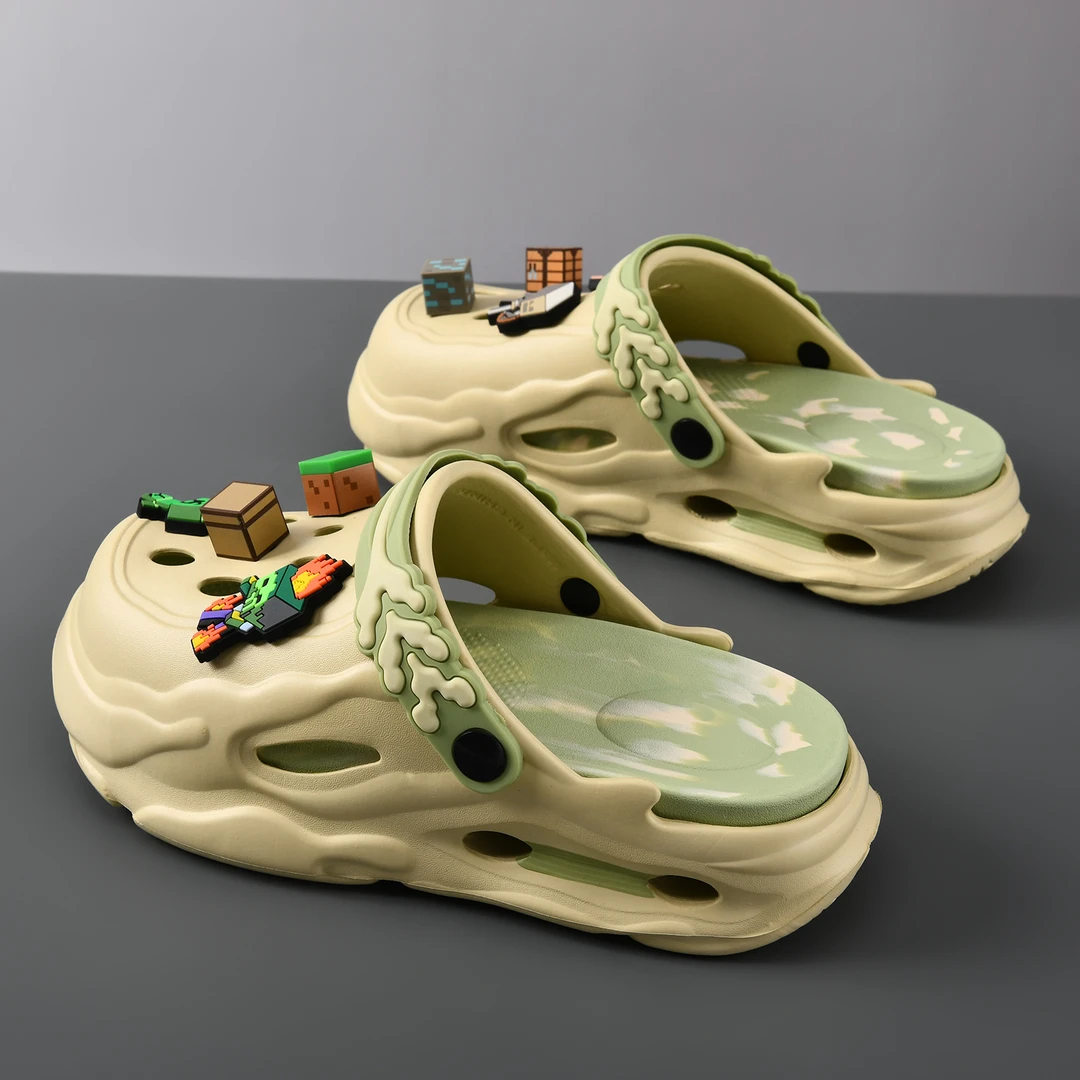 洞洞鞋男款夏季外穿我的世界包头拖情侣沙滩鞋软底踩屎感开车凉鞋