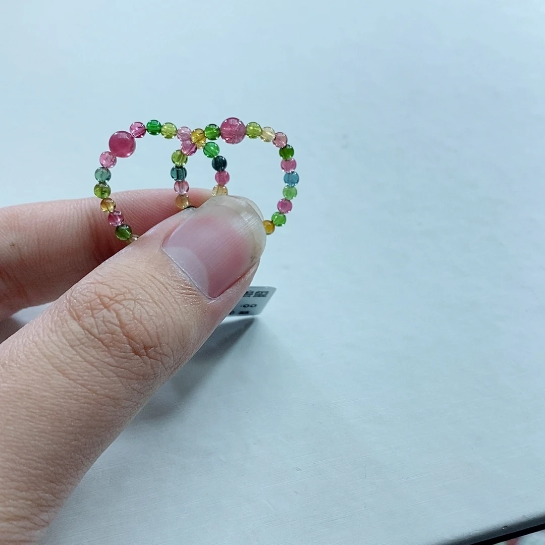 碧玺手链未镶嵌多样性发一条