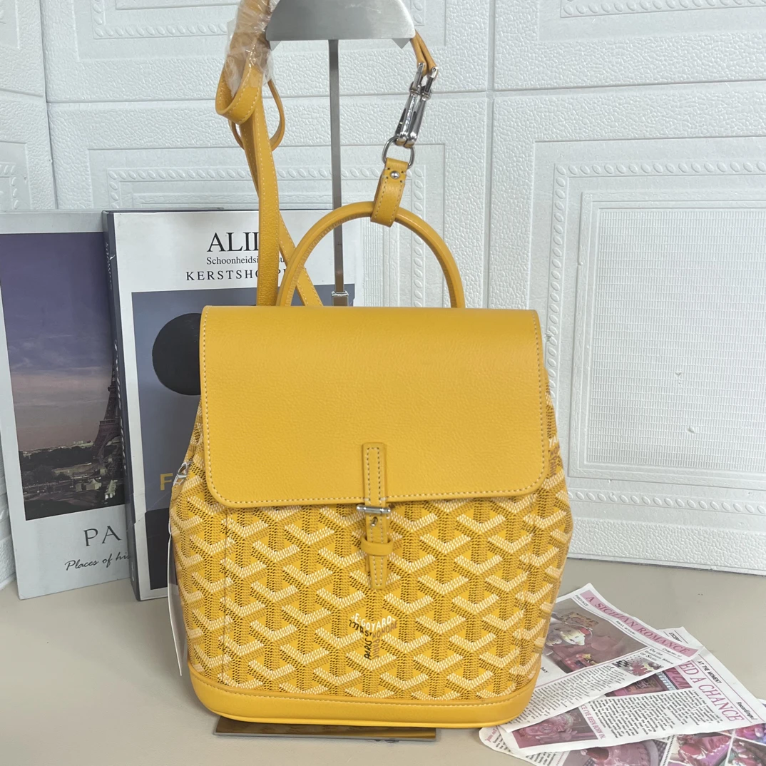95新 Goyard 落日黄mini双肩包