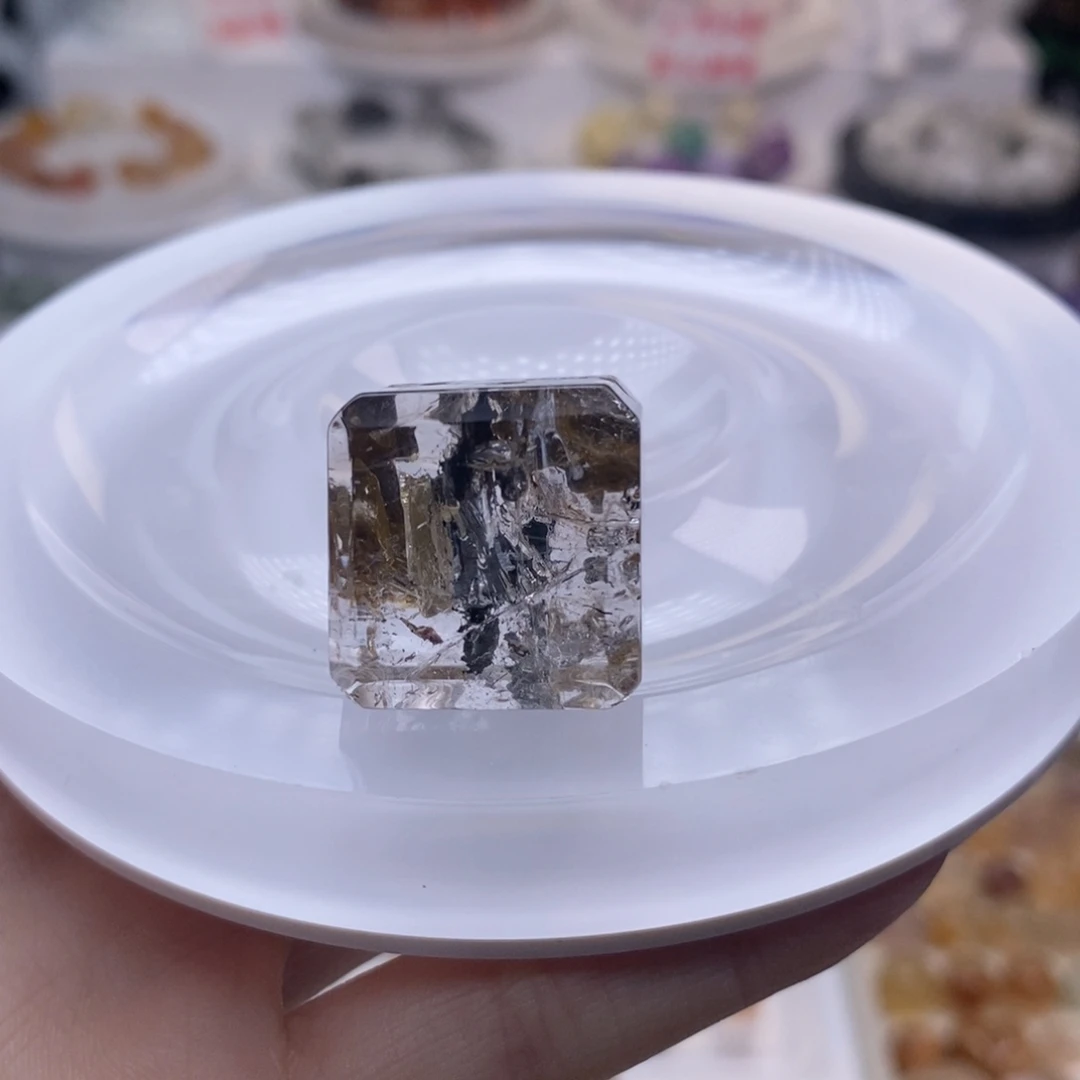 叁***^水晶未镶嵌手链定制打孔不退换