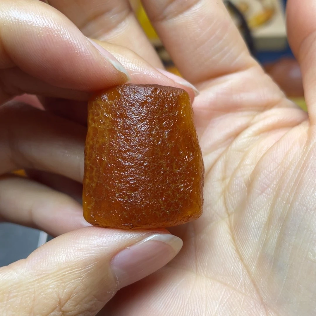 阿***坤定制琥珀未镶嵌蜜蜡订制平安扣