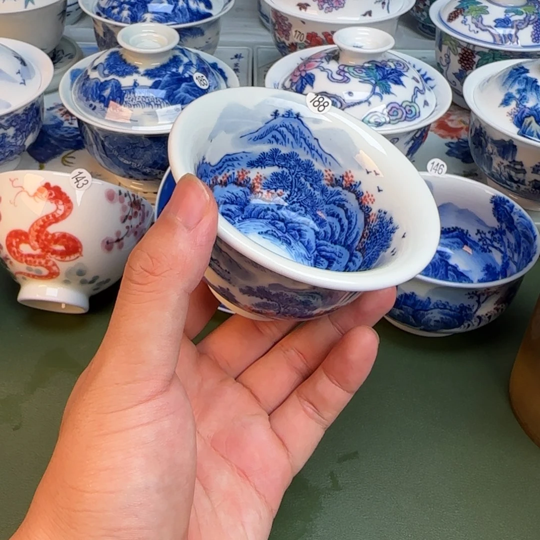 彦祖纯手工手绘茶具188