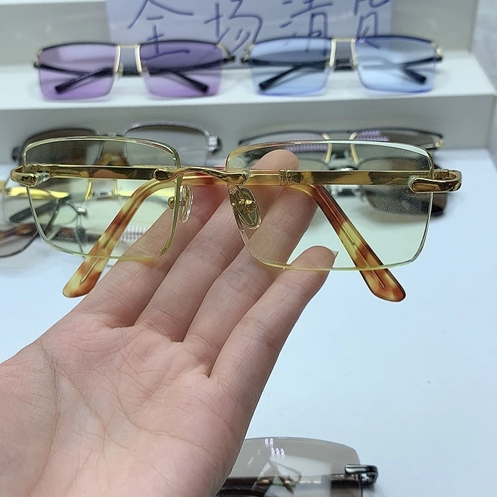 帝王绿竹叶青眼镜