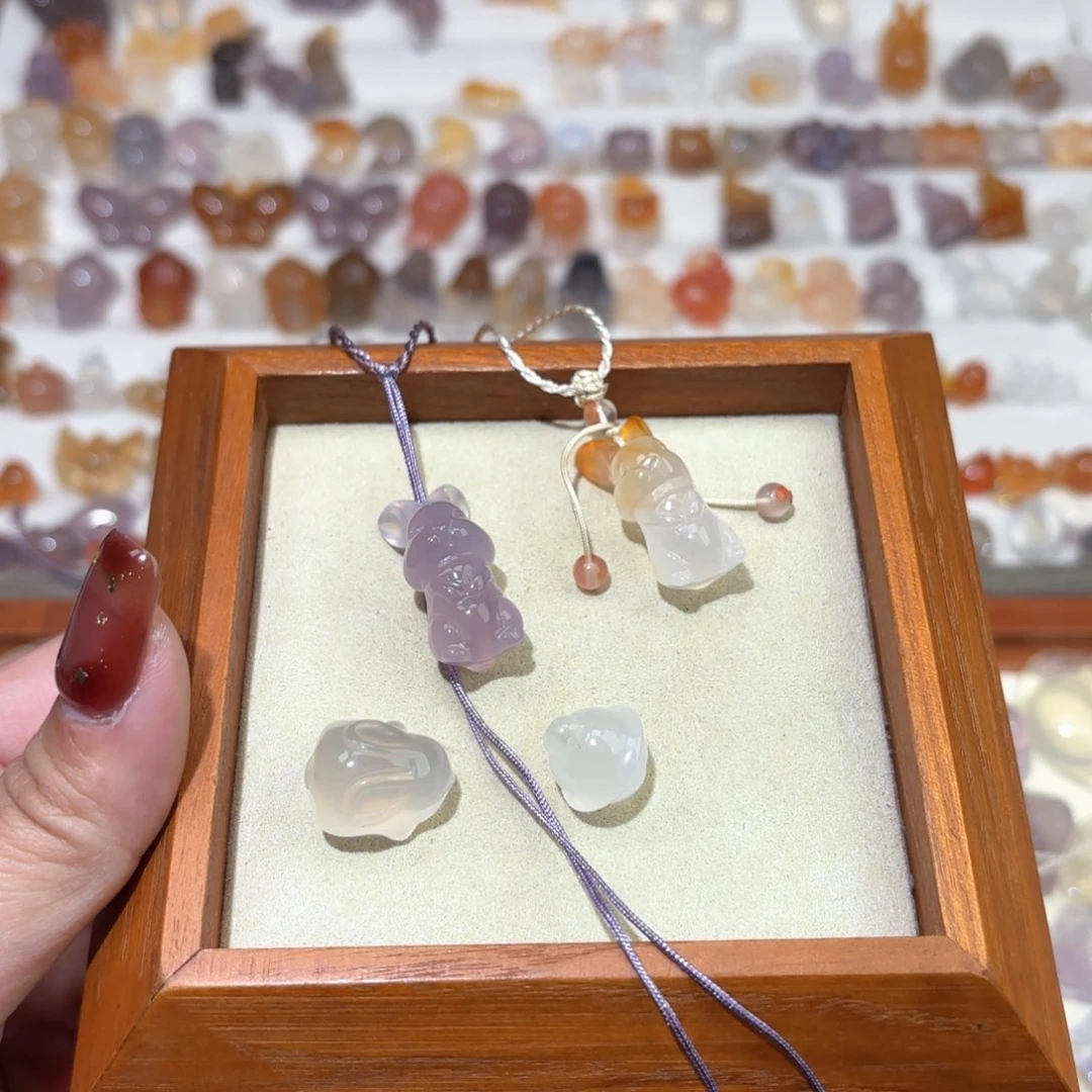 玛瑙/玉髓颈饰未镶嵌甜*?