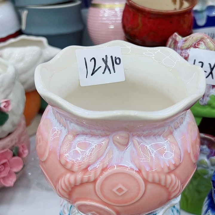 有孔，满10元发货多肉陶瓷花盆