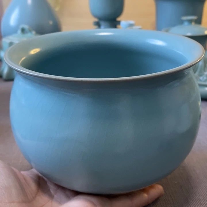 瓷片布袋茶洗一一一一