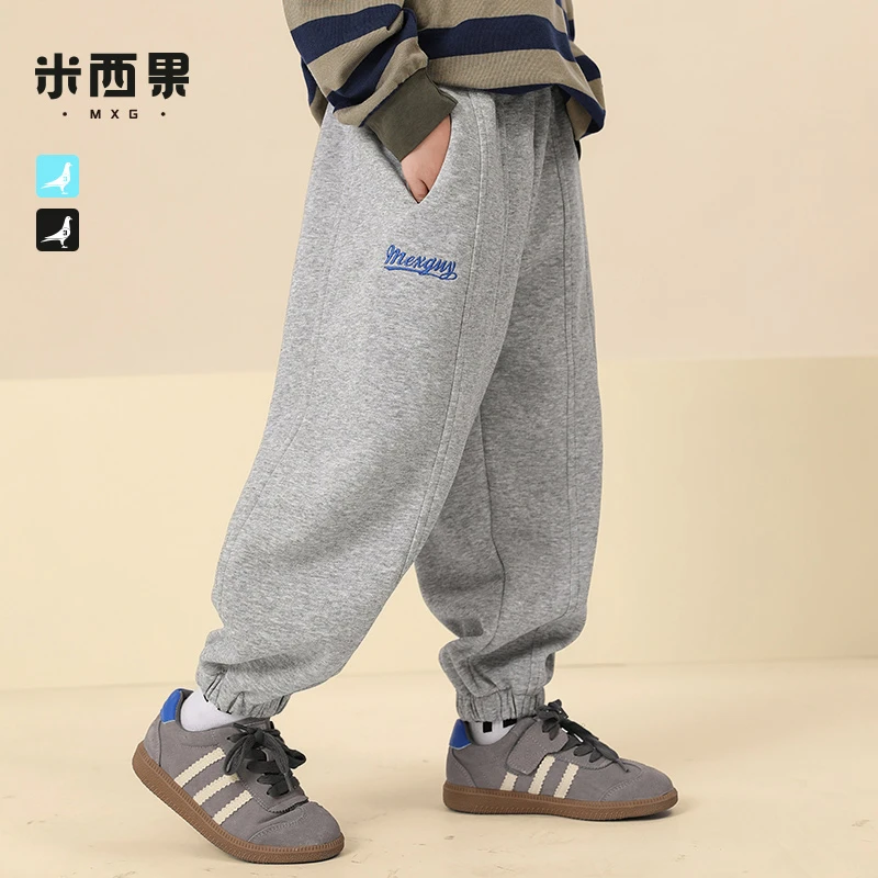 【经典运动】米西果男童运动裤2025新款春装儿童卫裤中大童长裤子