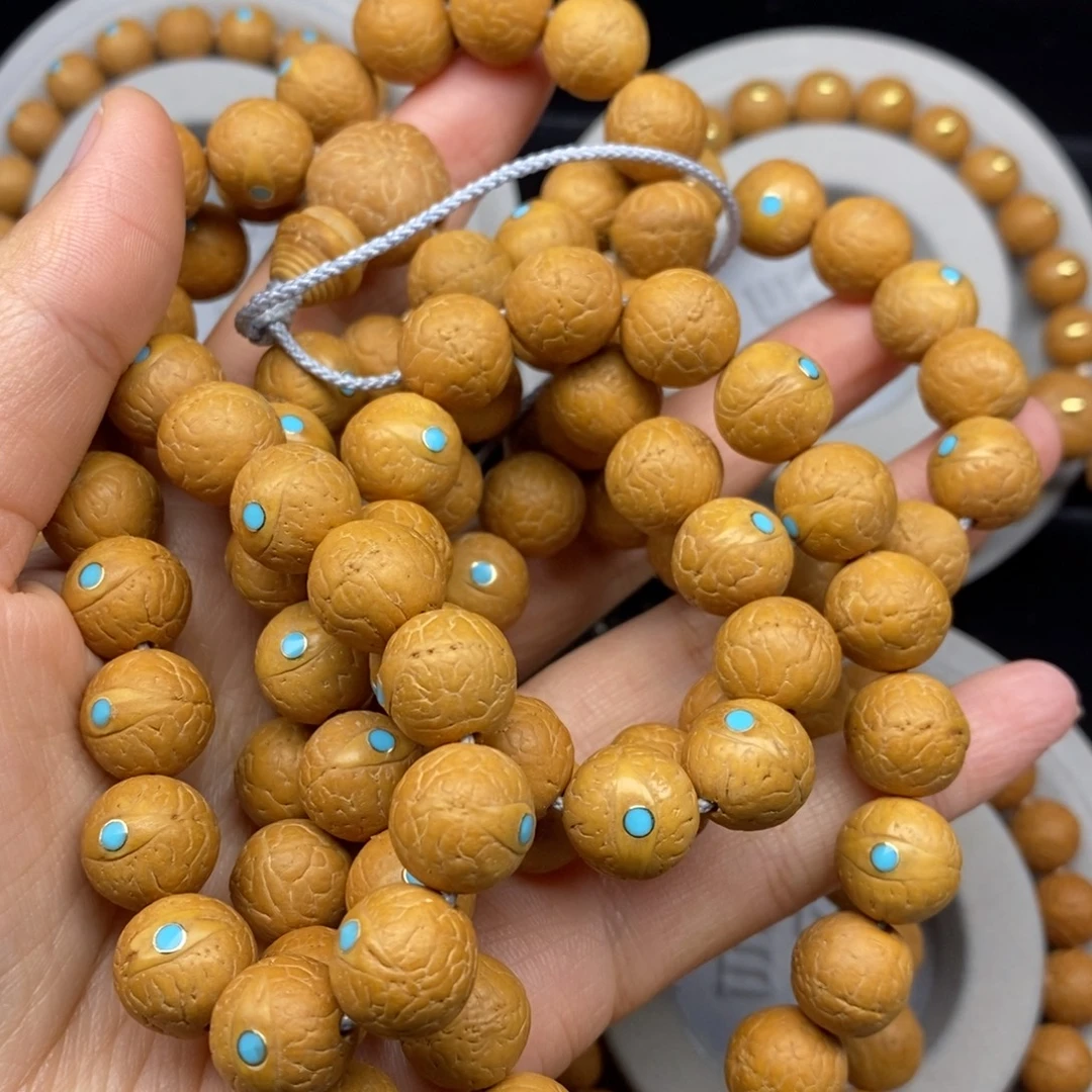 手串凤眼菩提12.5+新籽松108挂脖