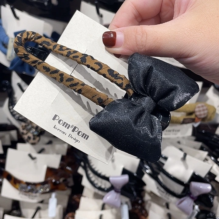 皮质铁合金懒人夹