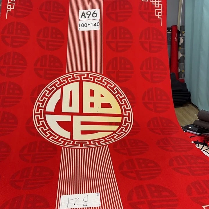 三醋酯纤维124x140红色圆福