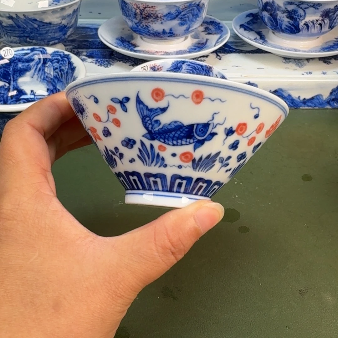 景德镇纯手绘茶具圆圆274