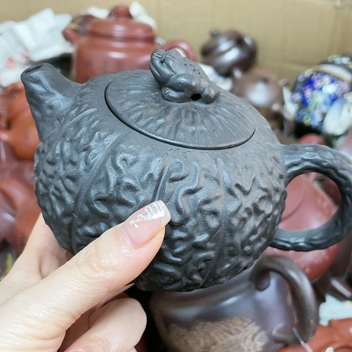 紫砂茶壶原矿手工制作