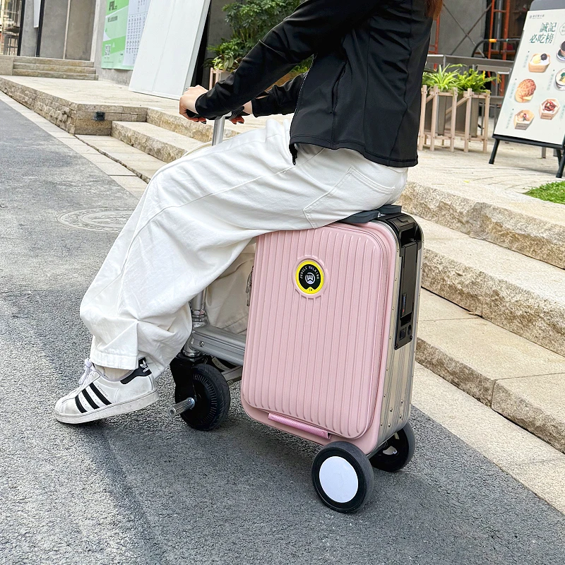 电动箱行李箱智能拉杆箱可骑行步车登机箱箱男女老少款旅行箱