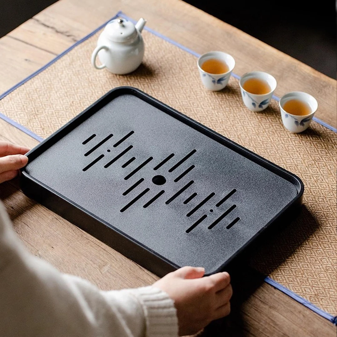 茶盘2025新款家用小型储水式干泡茶台办公室一人用茶海沥水茶托盘