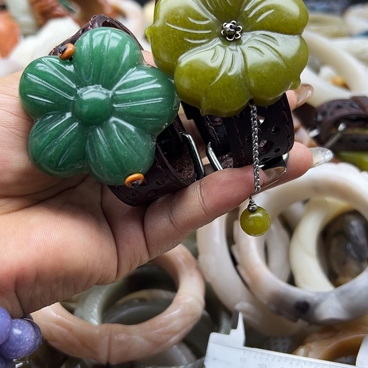 未镶嵌手镯石英岩玉夢****