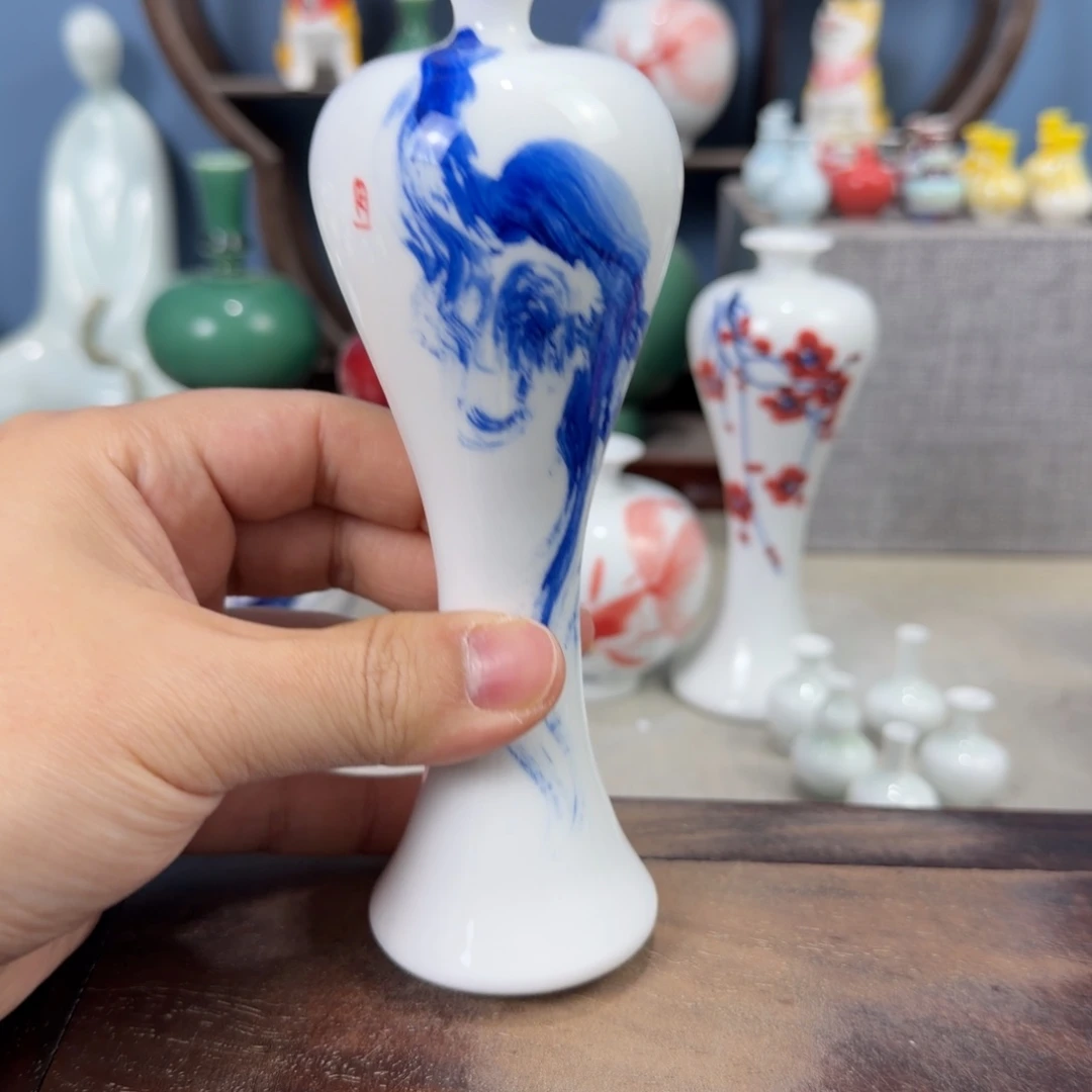 陶瓷手工小花器摆件