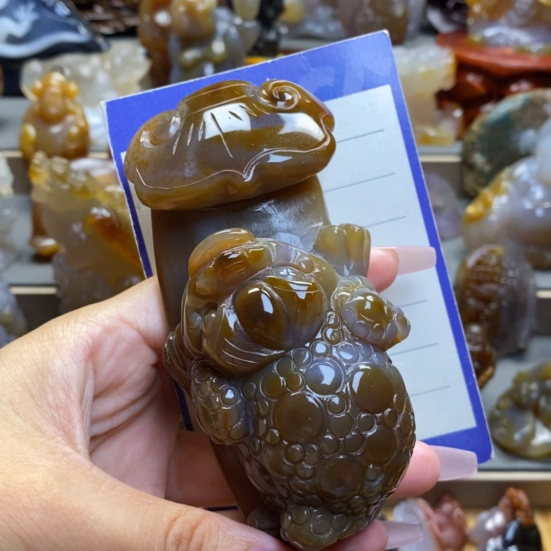用***7玛瑙/玉髓把件未镶嵌
