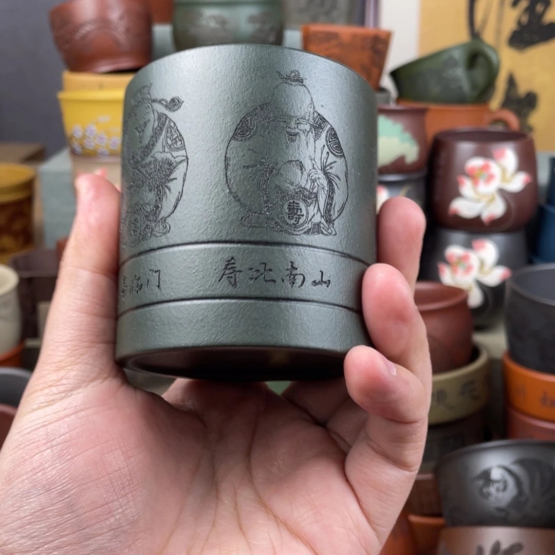 紫砂茶杯紫砂茶杯