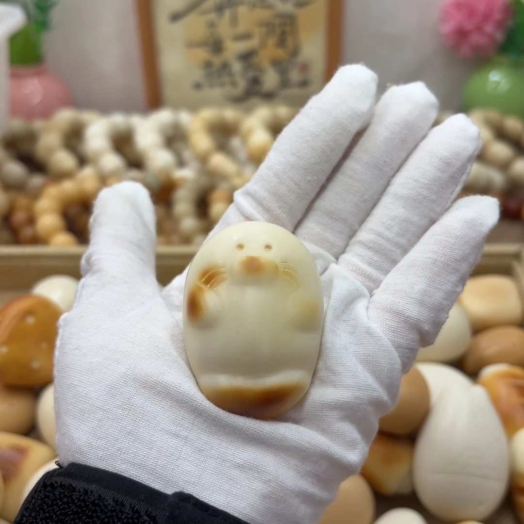 菩提根/象牙果吊坠牙果海豹把件797