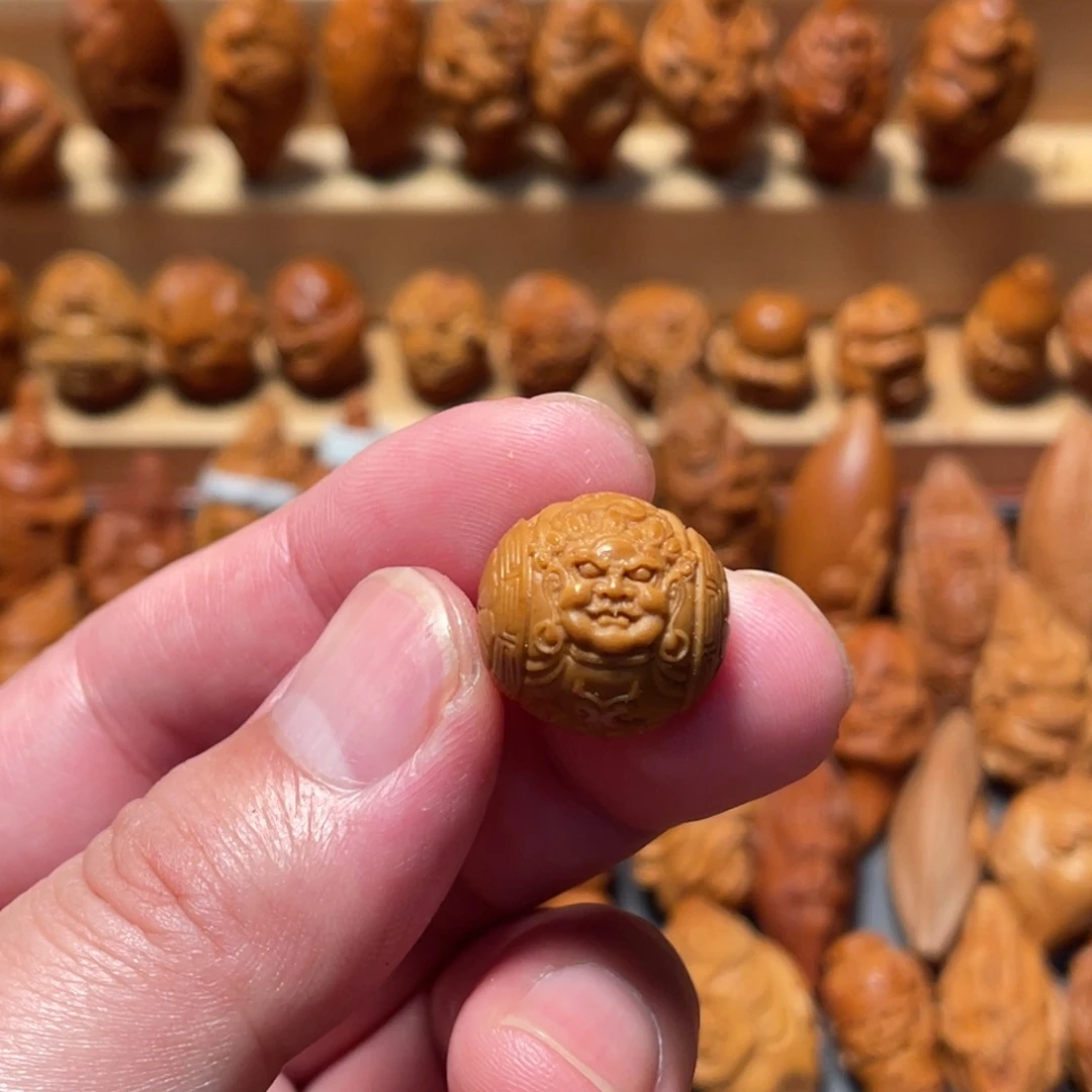 橄榄核手串/手链黄财神顶珠