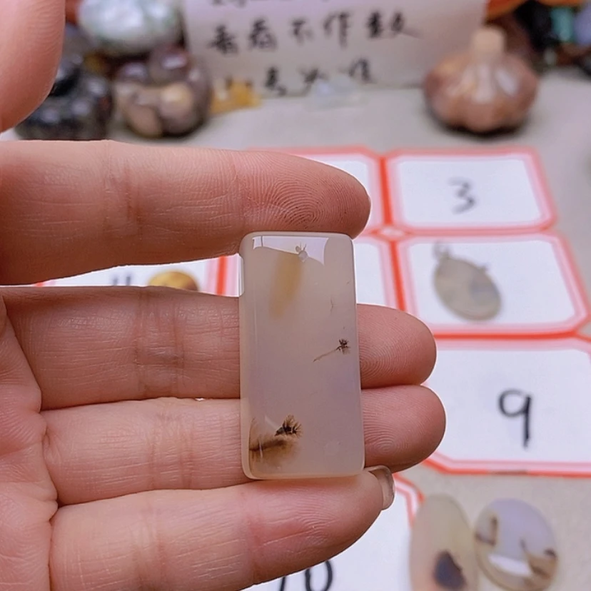 【闪购商品】未镶嵌玛瑙/玉髓珠宝半成品吉***人