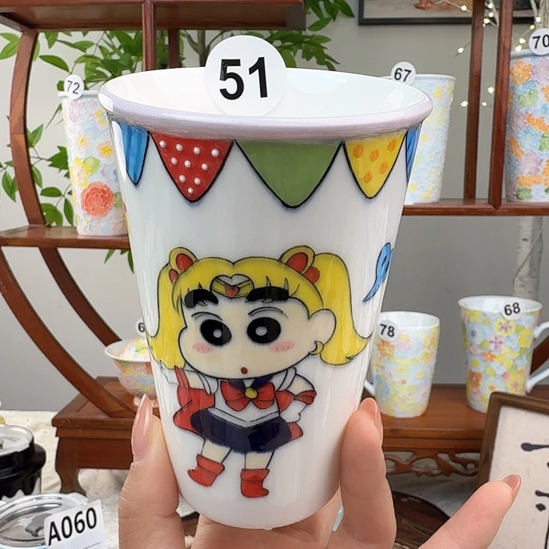 S51景德镇手绘高温釉下彩玉泥