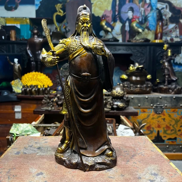 【闪购链接】铜大关公摆件