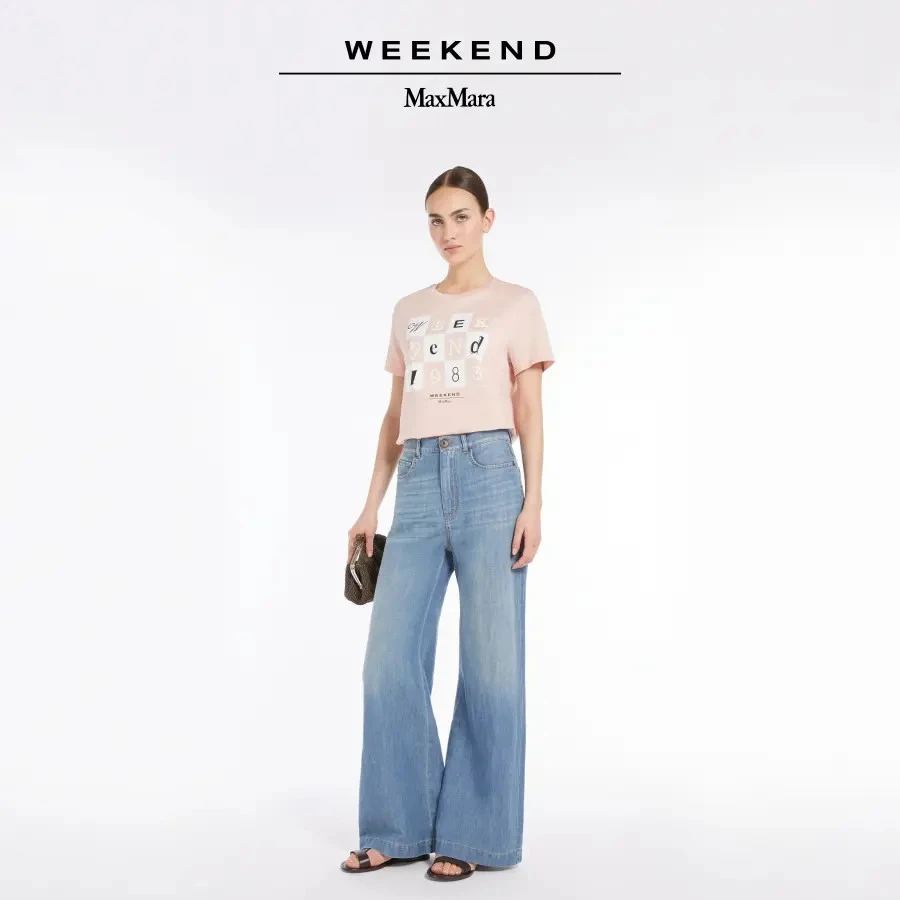 MaxMara 【国现 专柜1300】女士新款短袖T恤 Teiera 004
