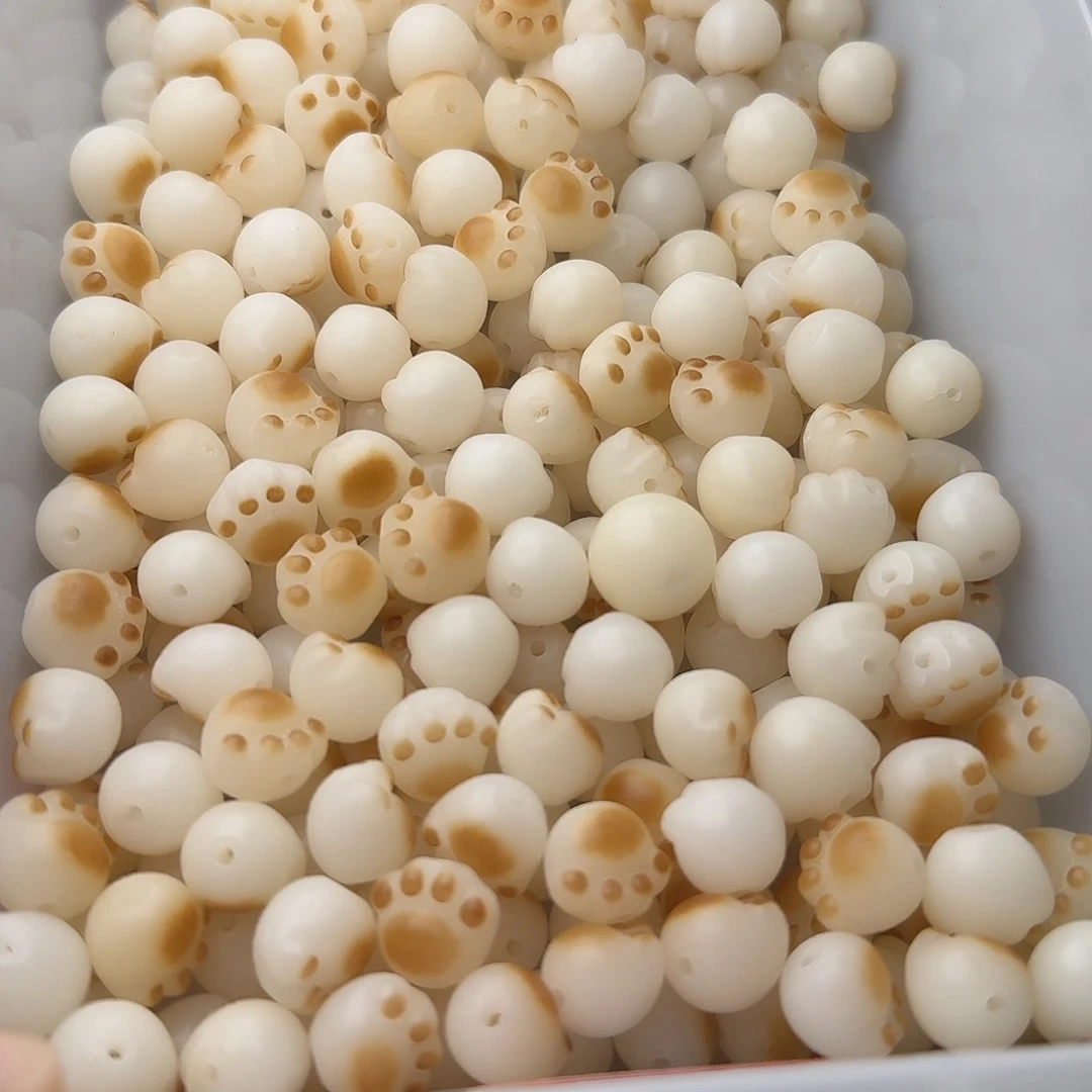 手串菩提根/象牙果20颗炭烧12猫爪