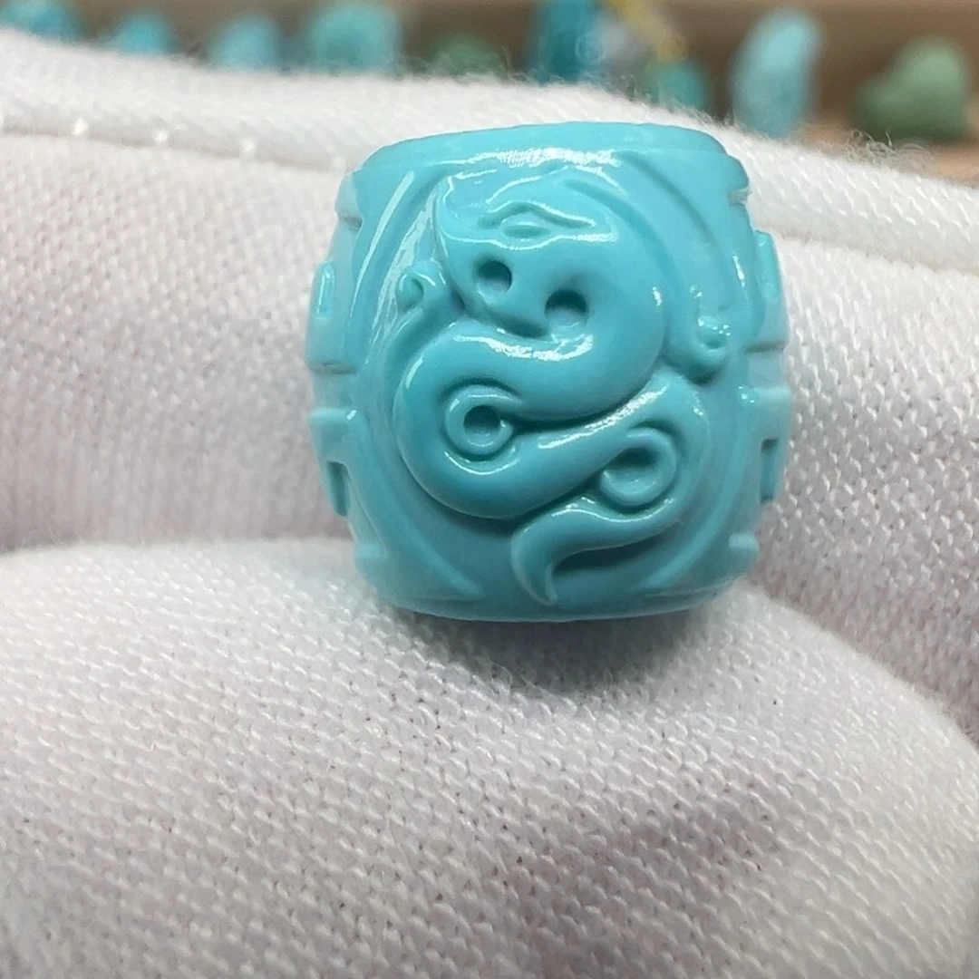 绿松石未镶嵌配饰10.7×10