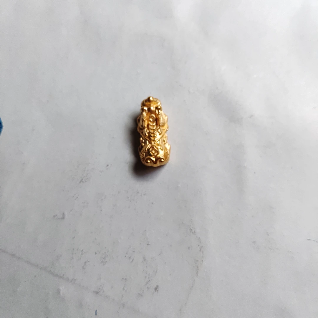 金元宝足金999貔貅珠子首饰