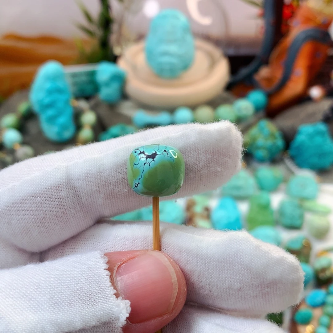 绿松石未镶嵌珠宝半成品