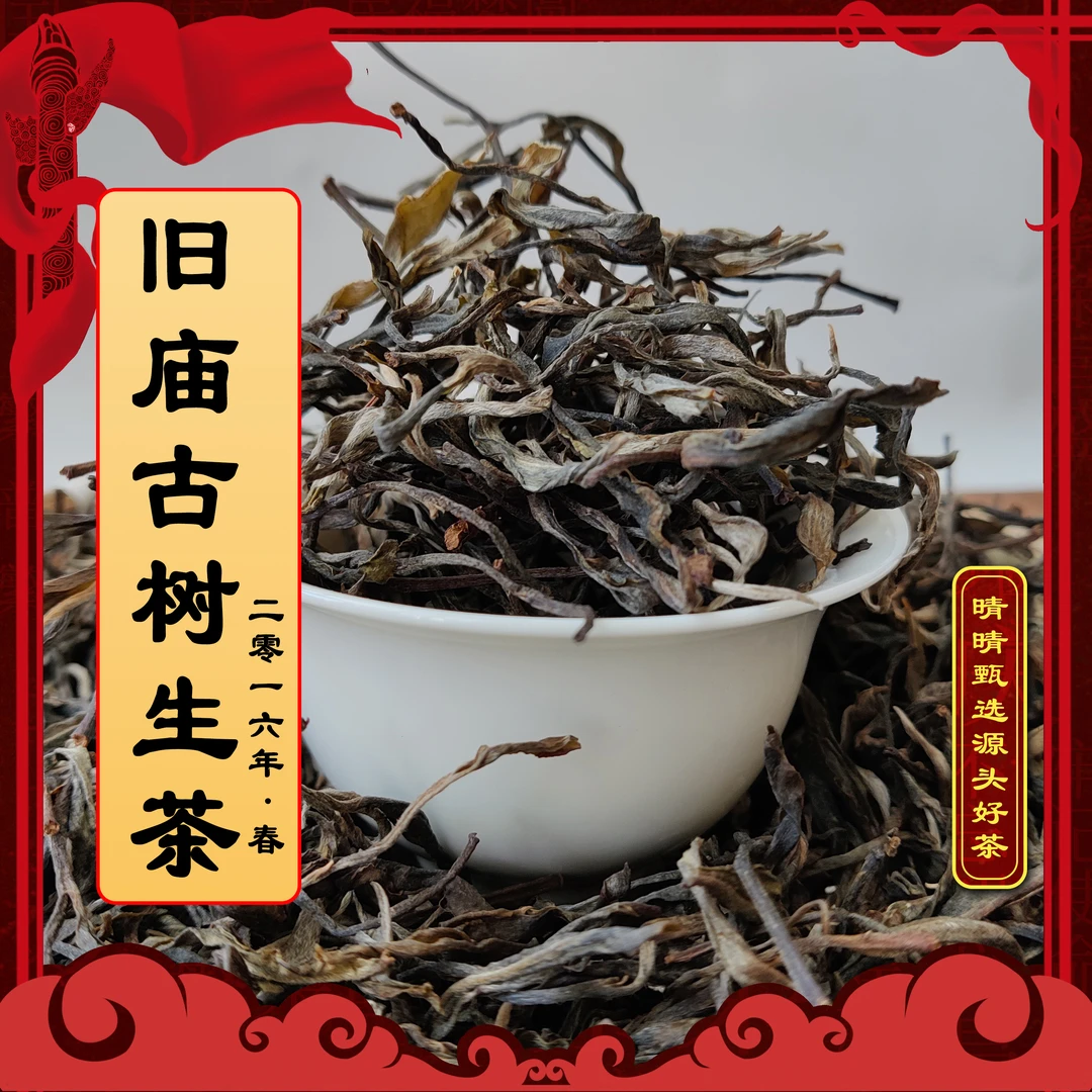 【晴晴源头】2016年易武旧庙头春古树生茶！正山正寨~古七村八寨！