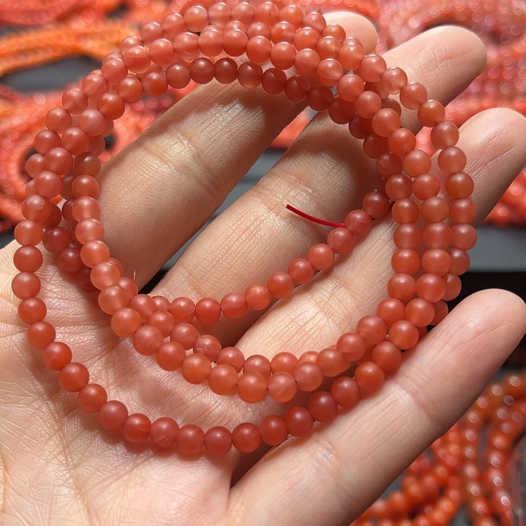 南红玛瑙手链未镶嵌✝***子