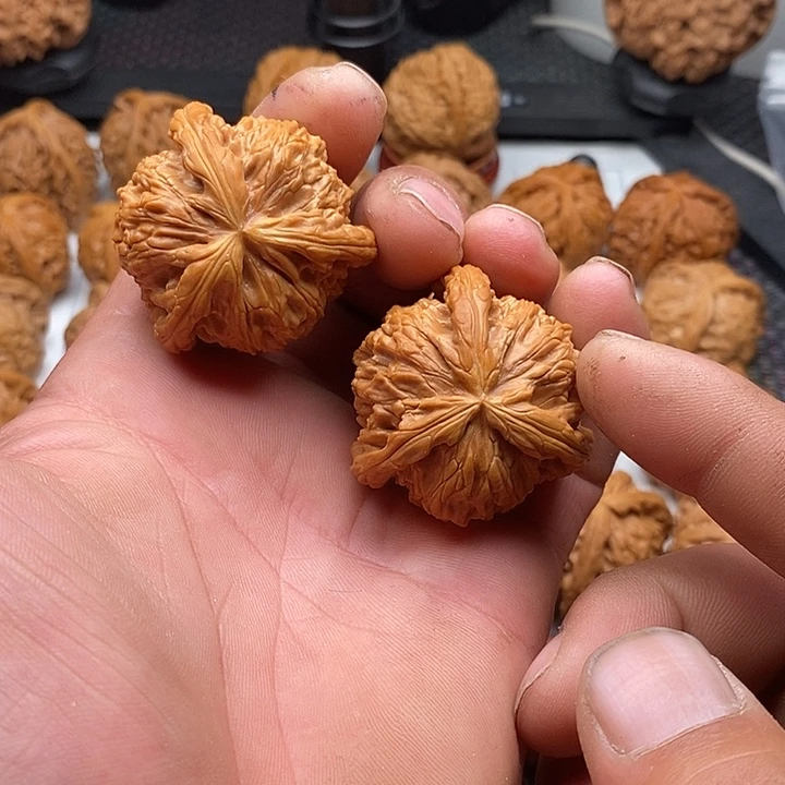 溜***猪手串/手链核桃拼接三棱22