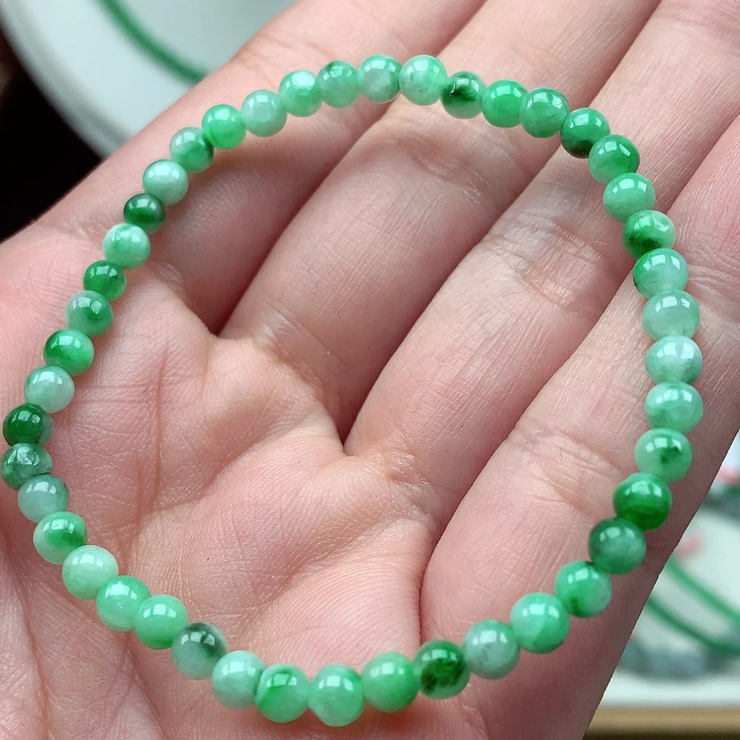 翡翠未镶嵌毛衣链翡翠