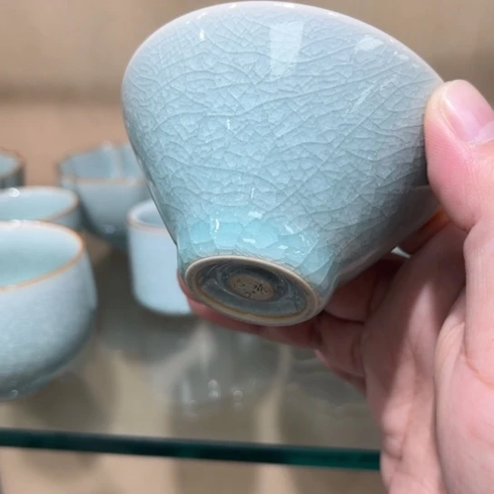 瓷片陶瓷茶具汝瓷茶具
