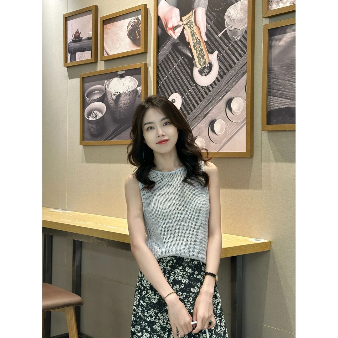 【灰色银月光海】哥弟春夏百搭显瘦亚麻背心1399702-1T50241-005