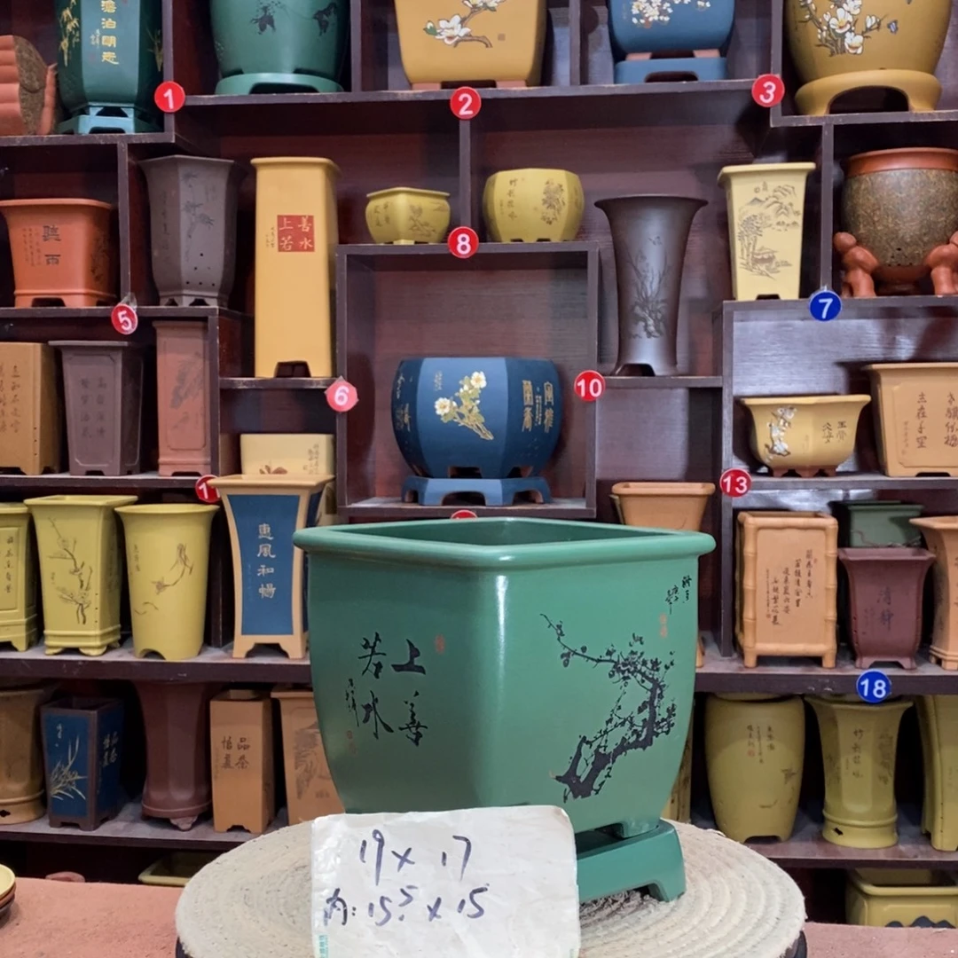 紫砂艺术紫砂花盆