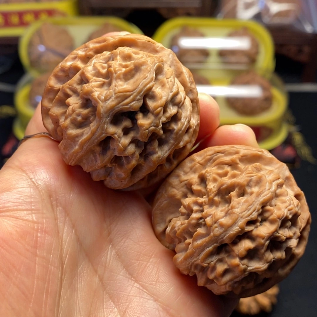 把件桃核苹果狮子头42