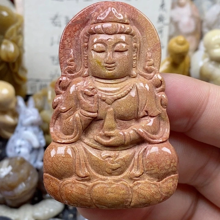 颈饰未镶嵌硅化珊瑚（珊瑚玉）