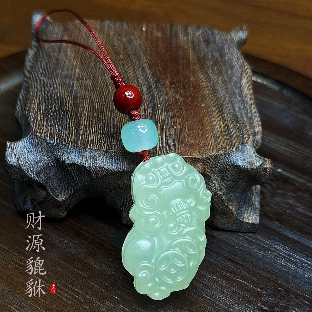 2025蛇年新款时尚财源貔貅手机链挂饰男女情侣款高档小吊坠挂件