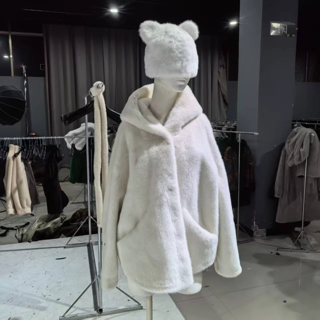 F29时尚女装貂绒外套气质百搭