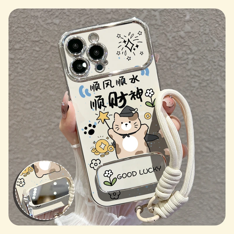 【苹果/华为/vivo/oppo/小米】适用魔法小猫大视窗手机壳硅胶防摔女