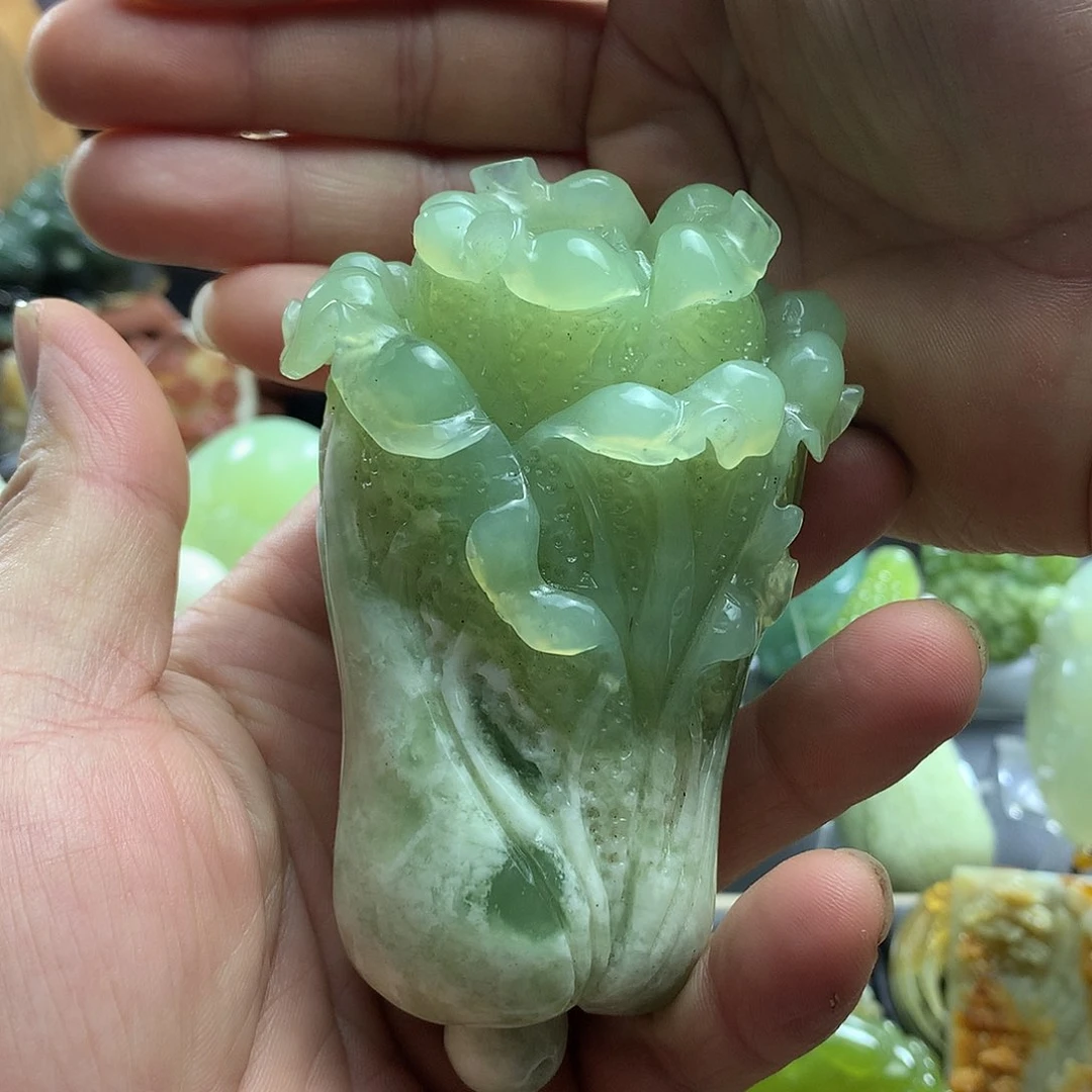 岫玉未镶嵌手把件